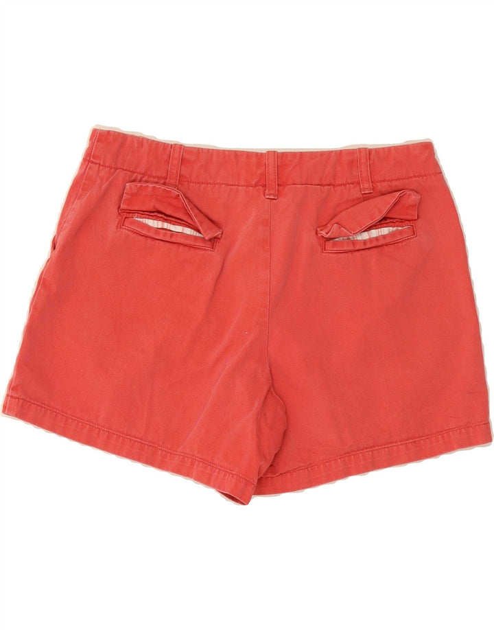 J. CREW Womens Low Fit Chino Shorts US 6 Medium W32  Red Vintage J. Crew and Second-Hand J. Crew from Messina Hembry 