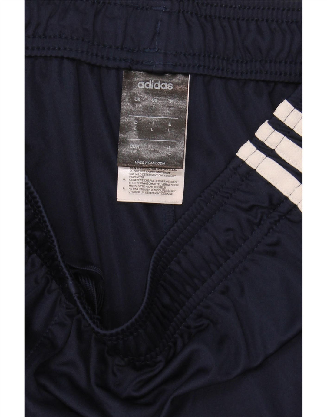 ADIDAS Mens Climalite Sport Shorts Large Navy Blue Polyester Vintage Adidas and Second-Hand Adidas from Messina Hembry 