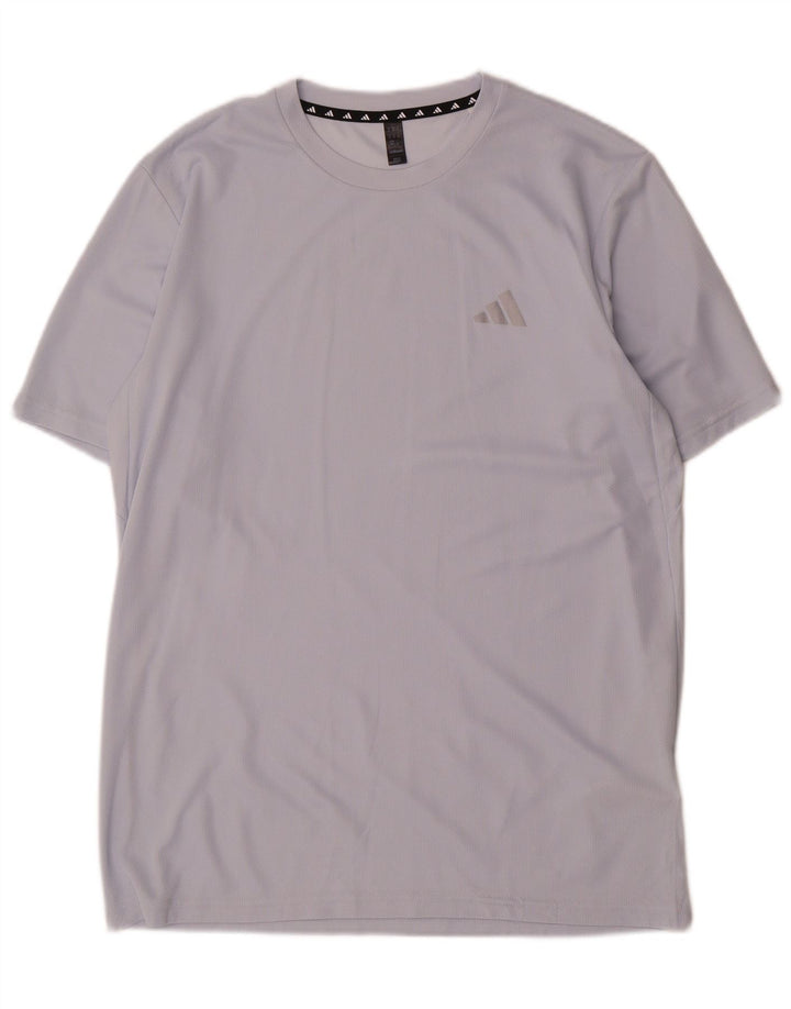 Adidas Męska koszulka Top Medium Szary Poliester