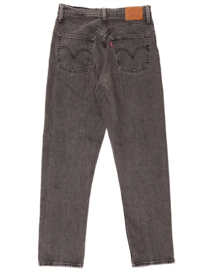 Damskie dżinsy Levi's 501 Straight W29 L28 Szara bawełna