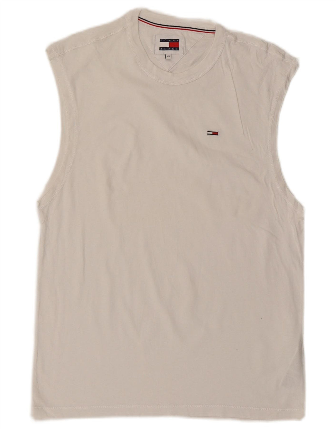 Męska kamizelka Tommy Hilfiger XS, biała bawełna