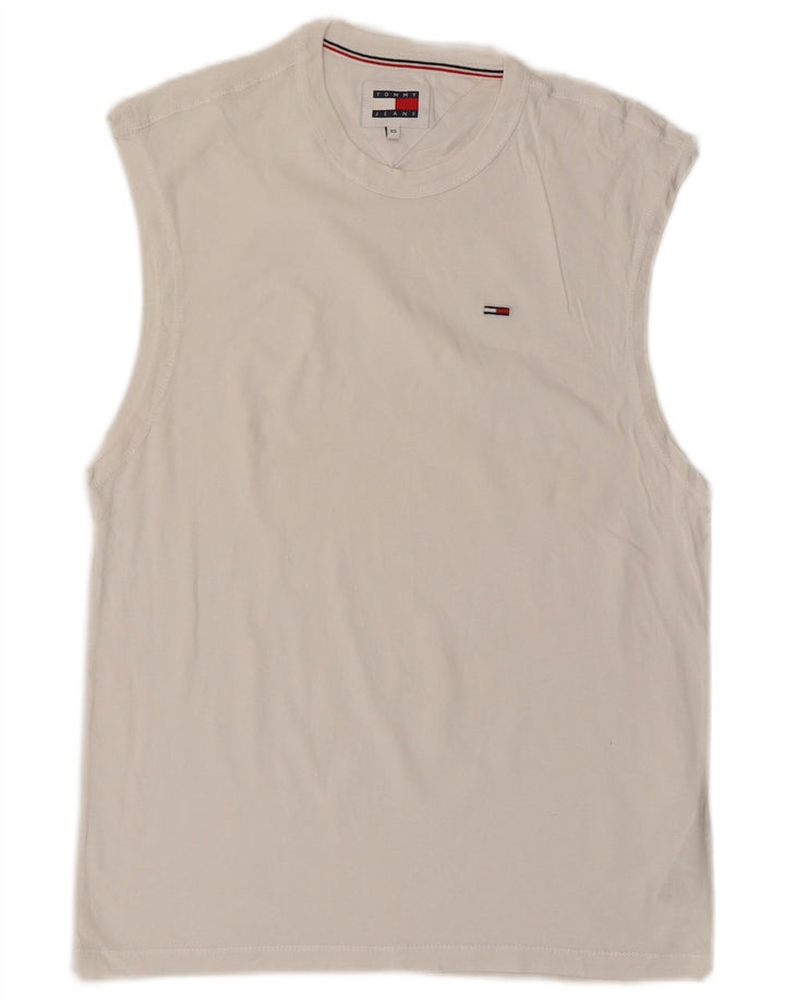 Męska kamizelka Tommy Hilfiger XS, biała bawełna