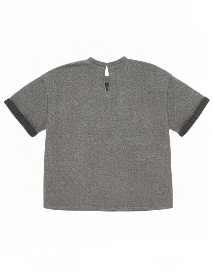 Bluzka damska Zara Top UK 10 Small Szary Poliester
