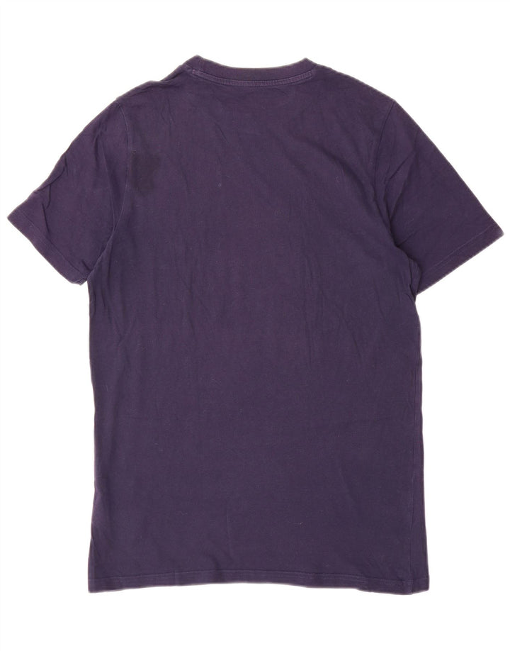 Męski T-shirt z grafiką PUMA, mały, granatowy, bawełniany