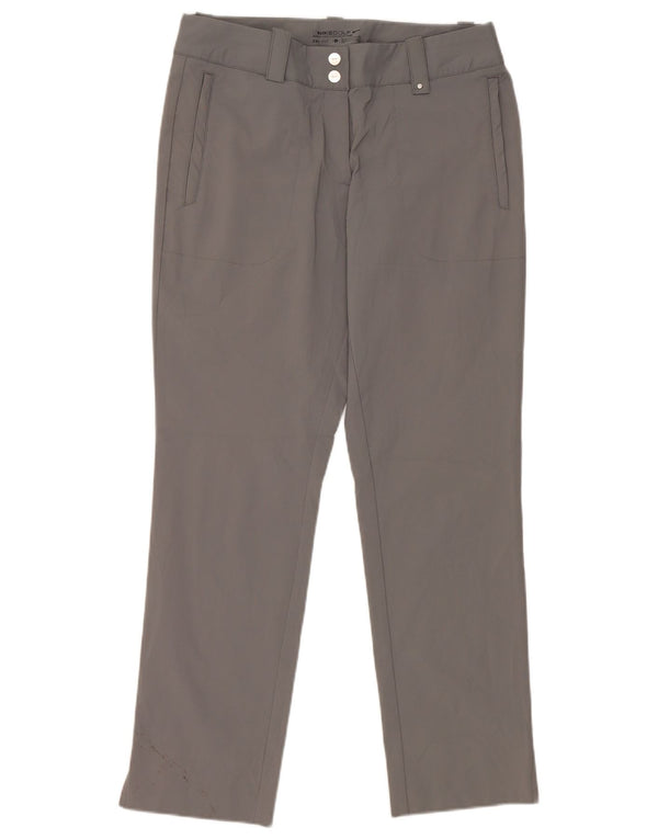 Spodnie damskie Nike Dri Fit Straight Chino UK 10 Small W30 L28 Szare
