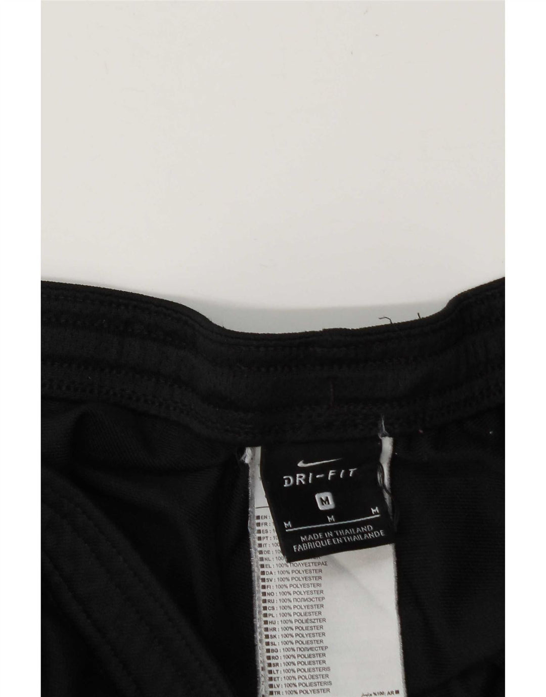 Męskie spodnie dresowe Nike Dri Fit, poliester w kolorze średniej czarnej kolorystyki