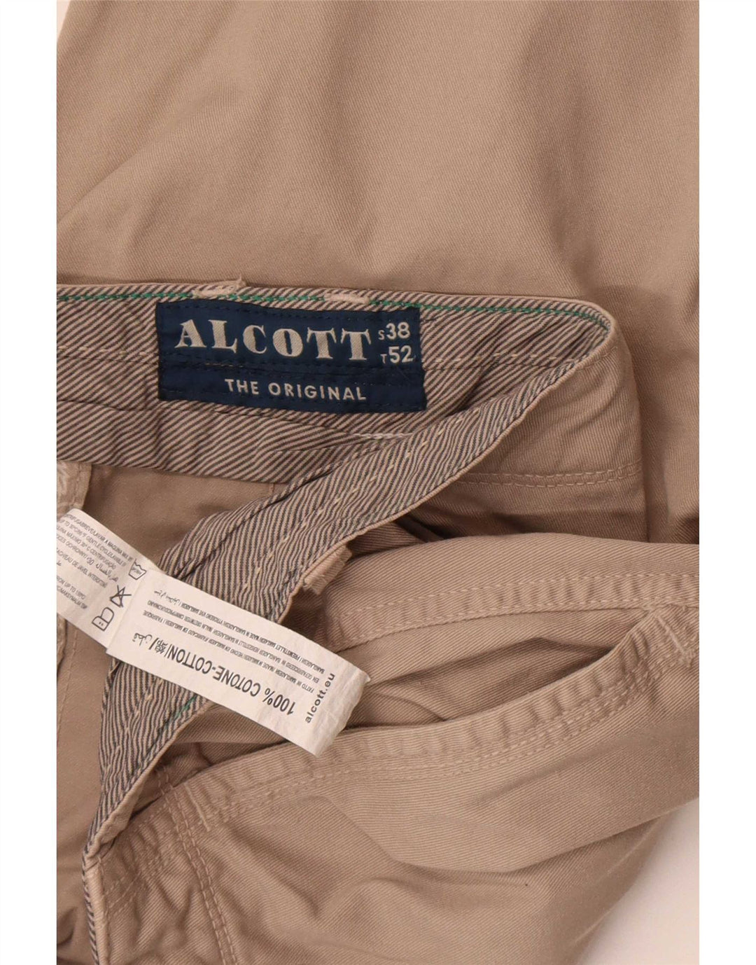 Męskie spodenki cargo Alcott W38 XL, beżowa bawełna