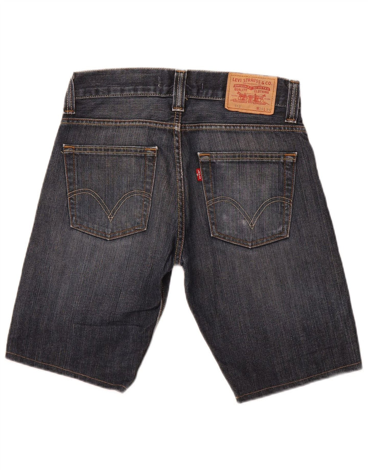 Męskie spodenki jeansowe LEVI'S 512 W29 Small, niebieskie, bawełniane