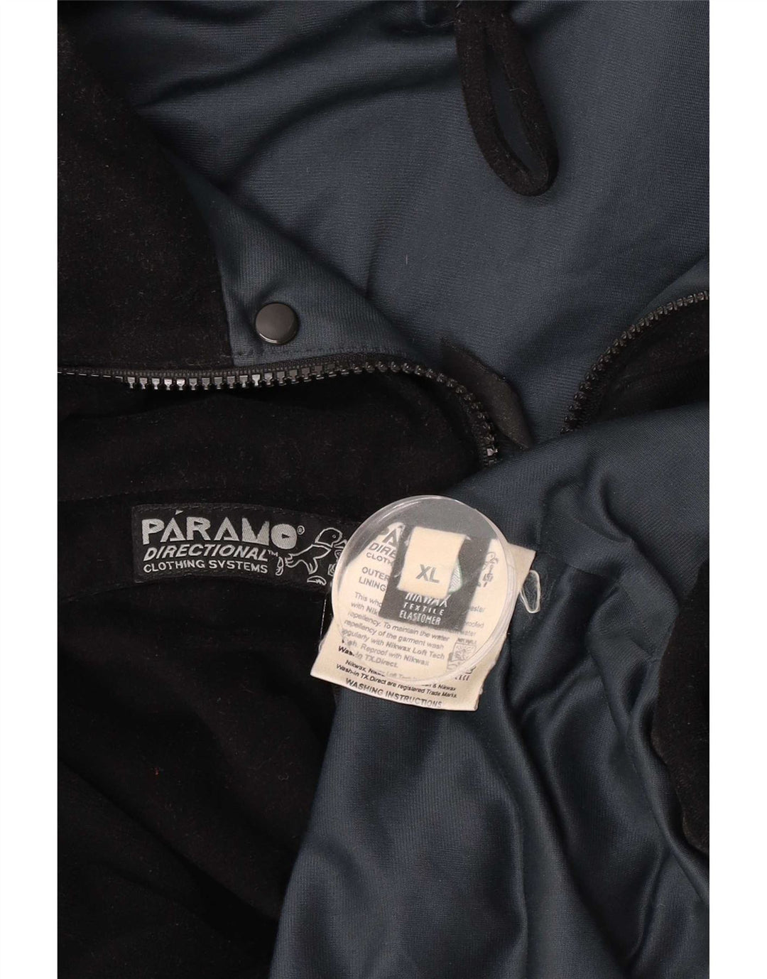 Męska kurtka wiatrówka Paramo UK 42 XL, czarny poliester
