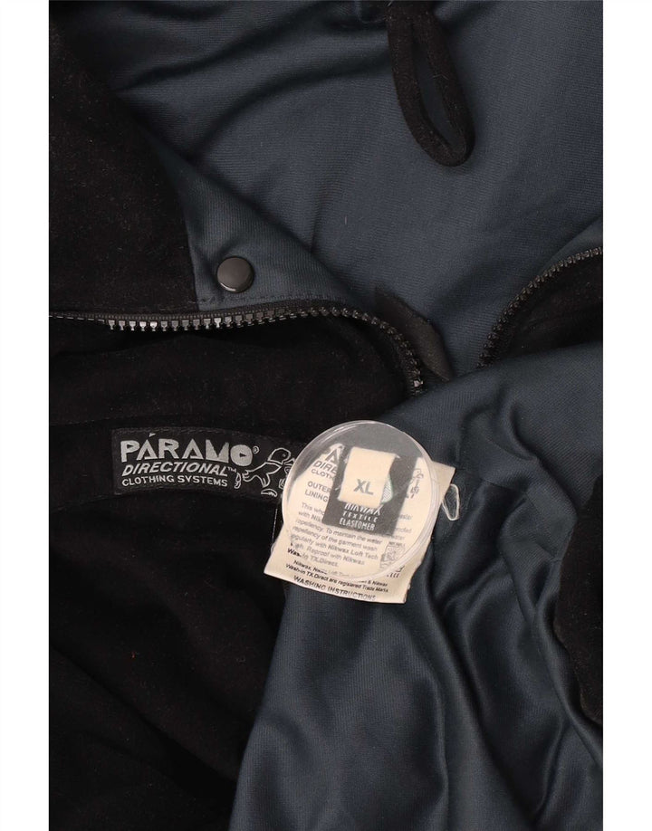 Męska kurtka wiatrówka Paramo UK 42 XL, czarny poliester