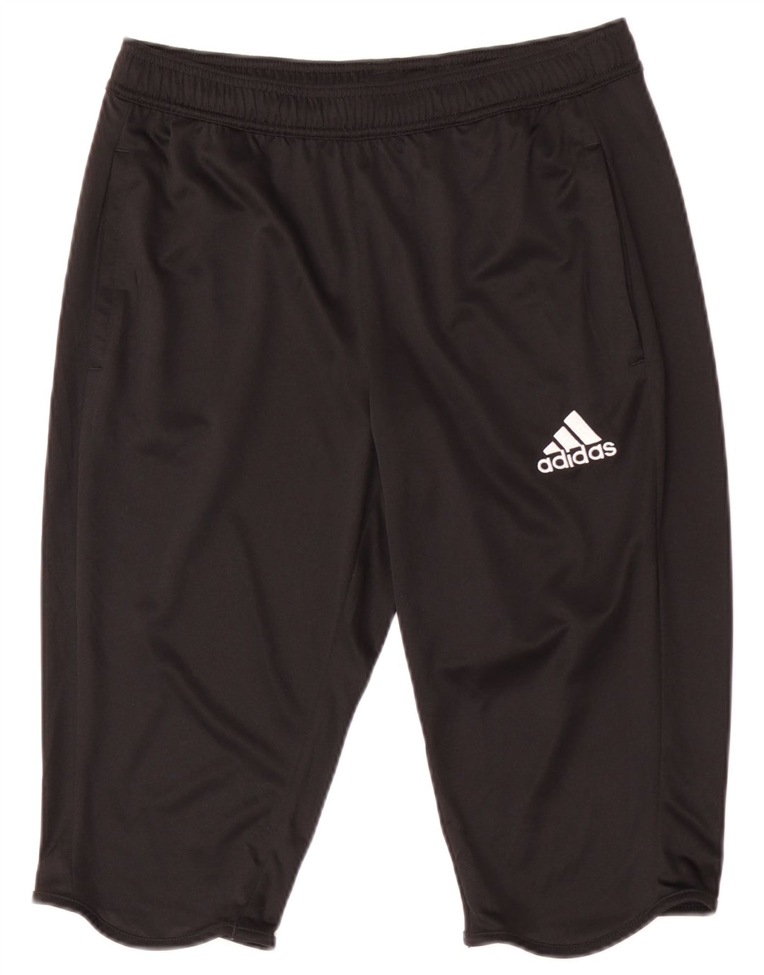 Męskie spodenki sportowe Adidas Climalite, średni czarny poliester