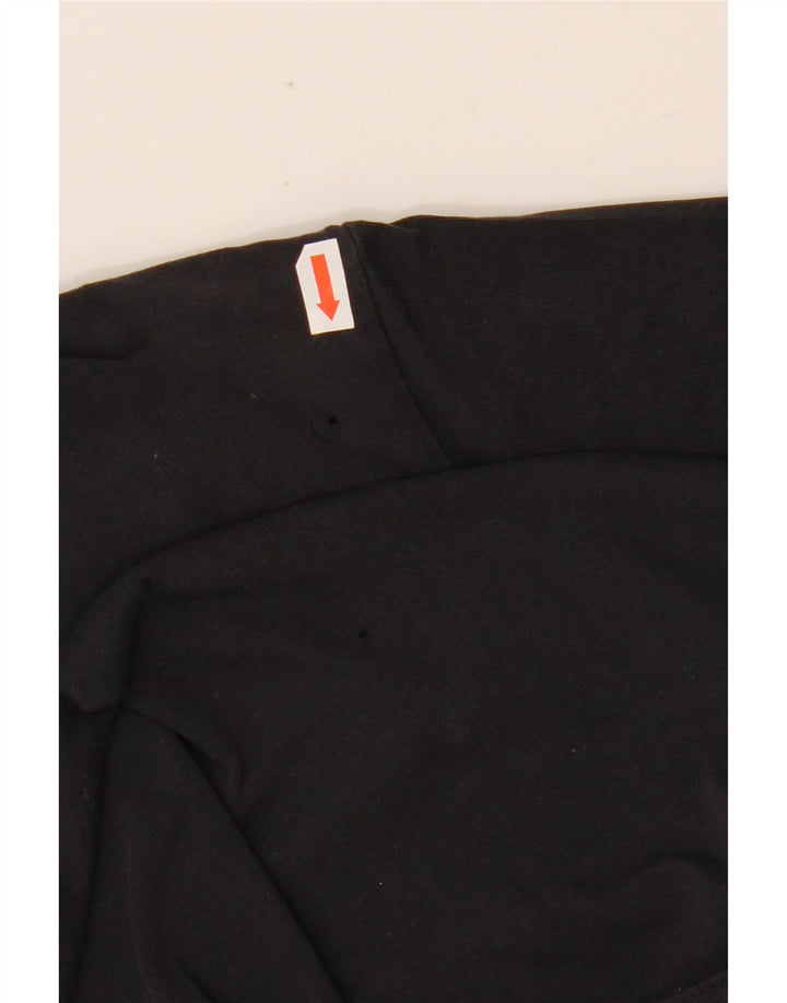 Damska koszulka z grafiką NIKE Top UK 14, średnia czarna bawełna