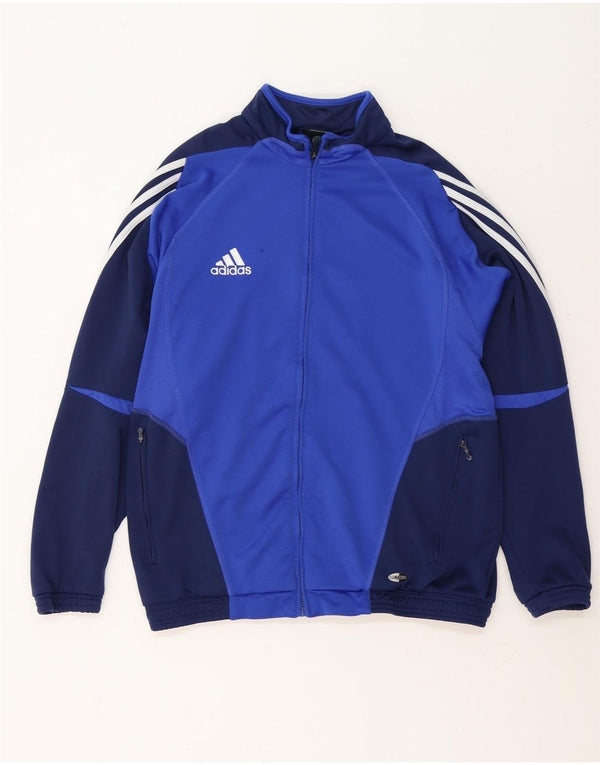 Adidas Męska kurtka dresowa Climacool UK 42/44 Duży niebieski blok kolorów