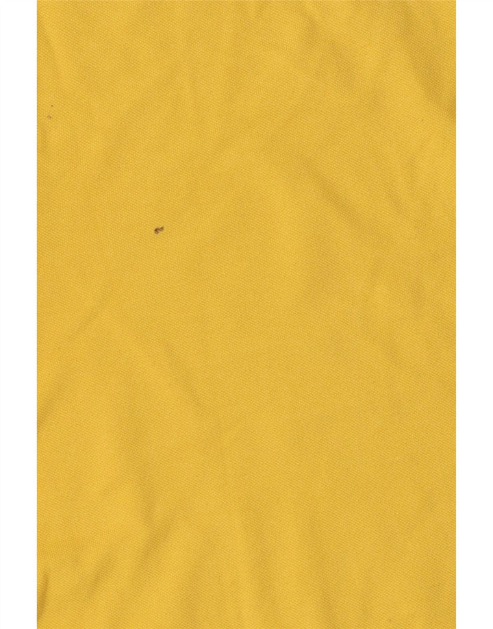 Męska koszulka polo Kappa 2XL Żółta bawełna