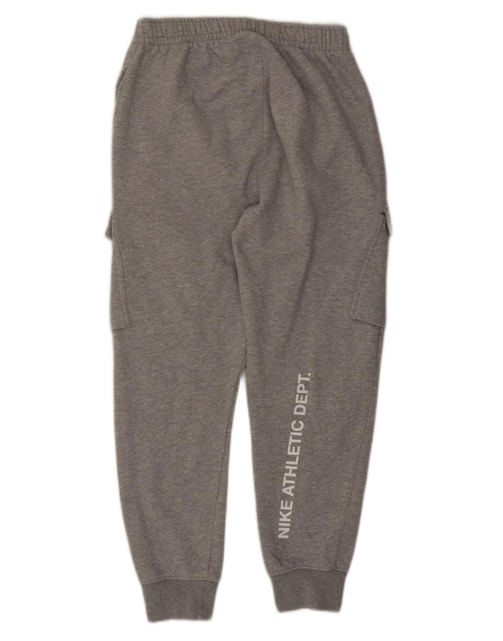 Męskie spodnie dresowe NIKE Cargo, małe, szare, bawełniane