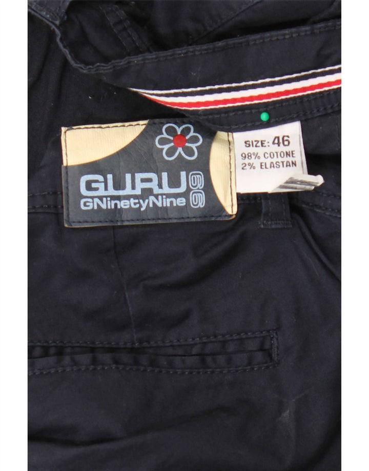 Damskie spodenki Chino Guru IT 46 Large W34 Granatowa bawełna