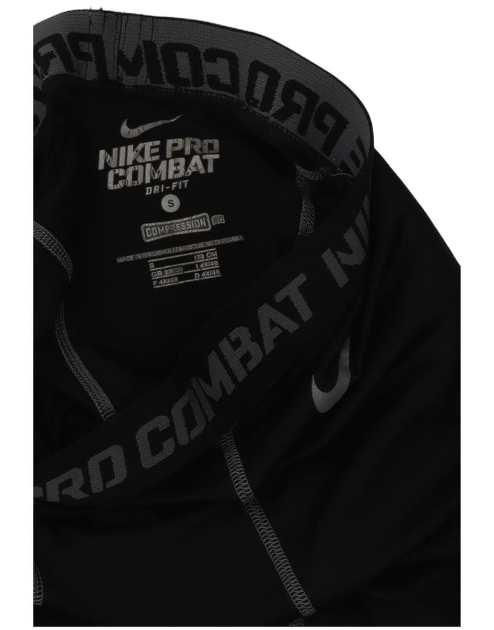 Męskie legginsy Nike Dri Fit Graphic, małe, czarne, syntetyczne