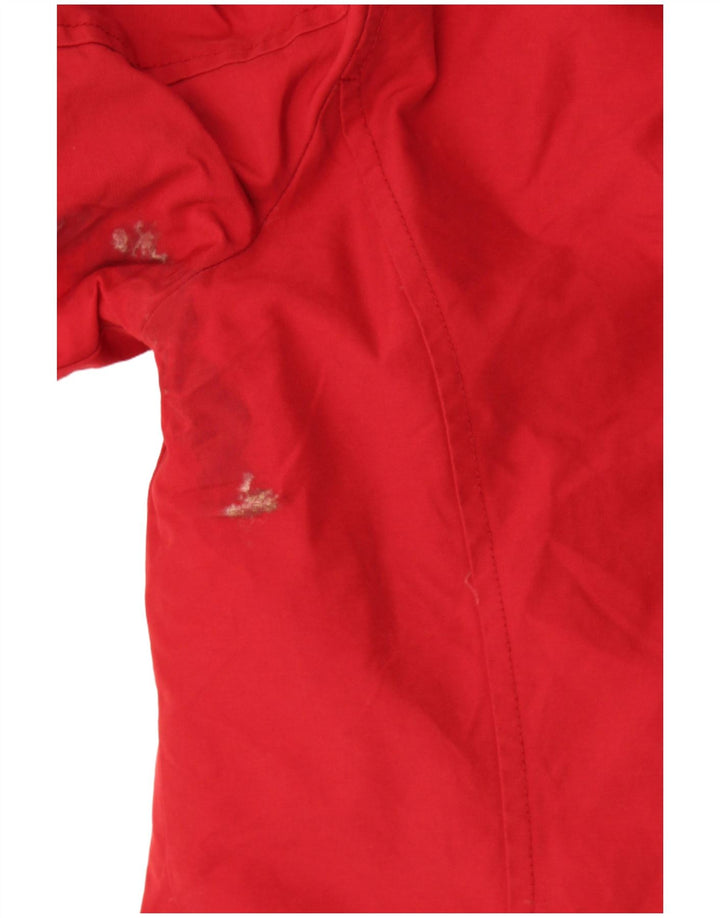 Damski płaszcz z kapturem, oversize, wyściełany Woolrich UK 10 Small Burgundy