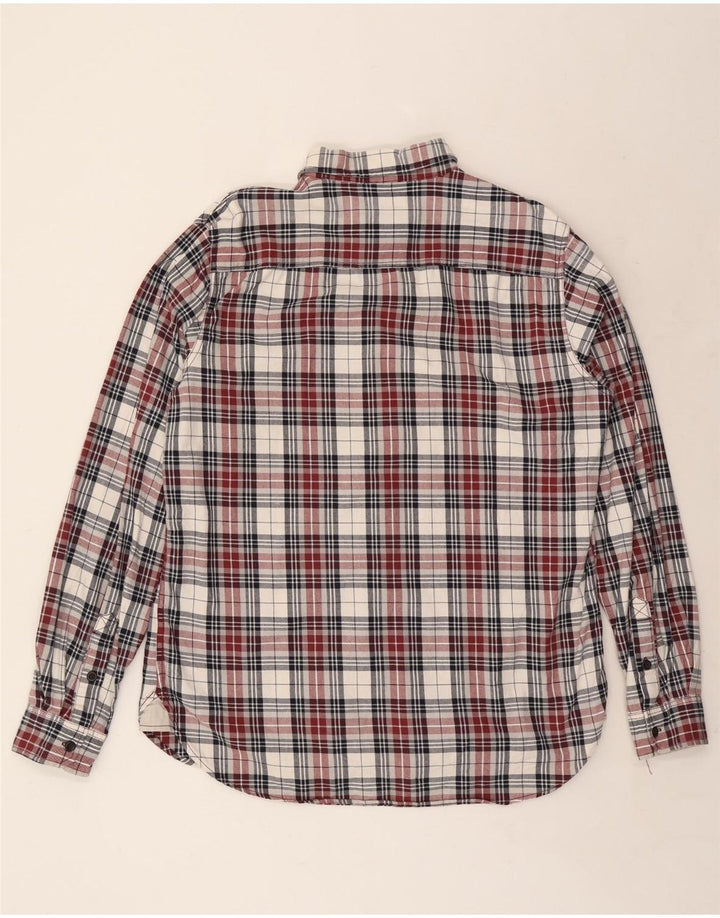THINK PINK Męska koszula flanelowa 2XL, bawełniana w czerwoną kratę