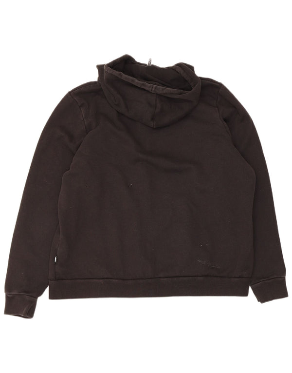 Damski sweter Puma z grafiką i zamkiem błyskawicznym, UK 20 2XL, czarny, bawełniany
