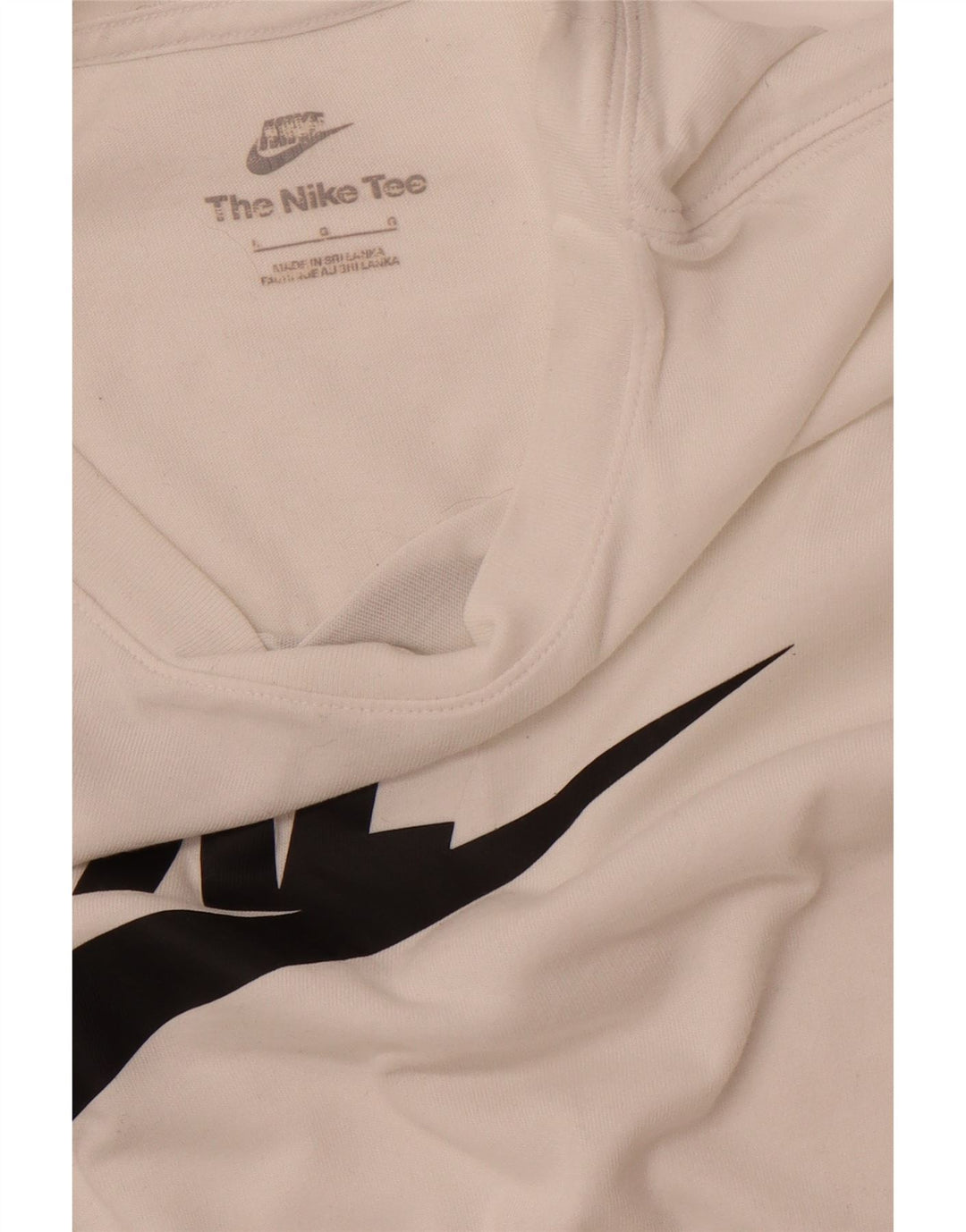 Męski T-shirt z grafiką NIKE, duży, biały