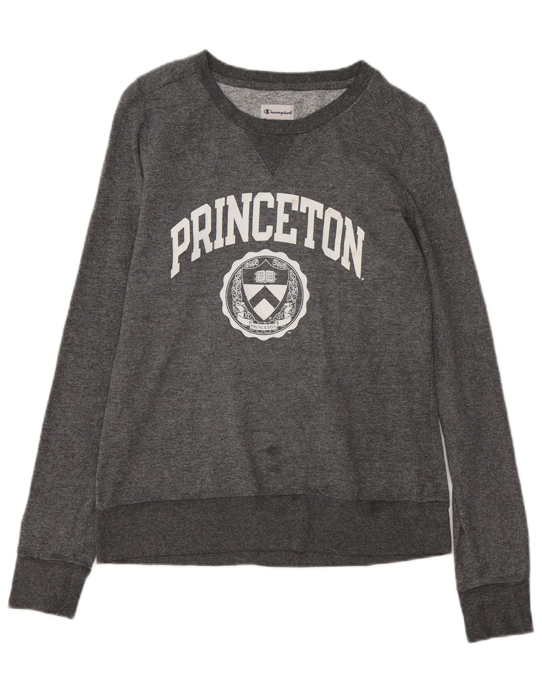 Damska bluza CHAMPION Princeton Graphic Jumper UK 10 Small Grey