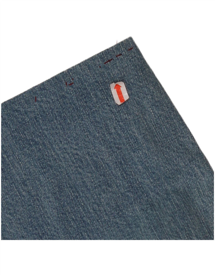 Damskie jeansy LEVI'S 751 Crop Straight W38 L26 Niebieskie bawełniane