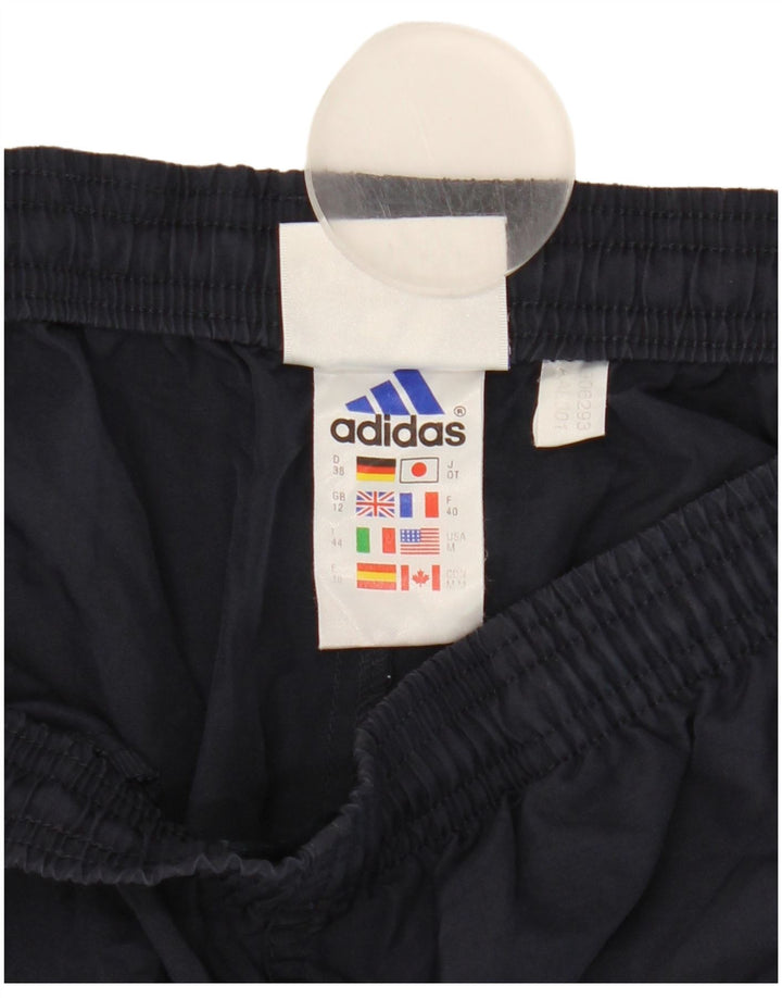 Damskie spodenki sportowe Adidas UK 12 Średni granatowy poliester