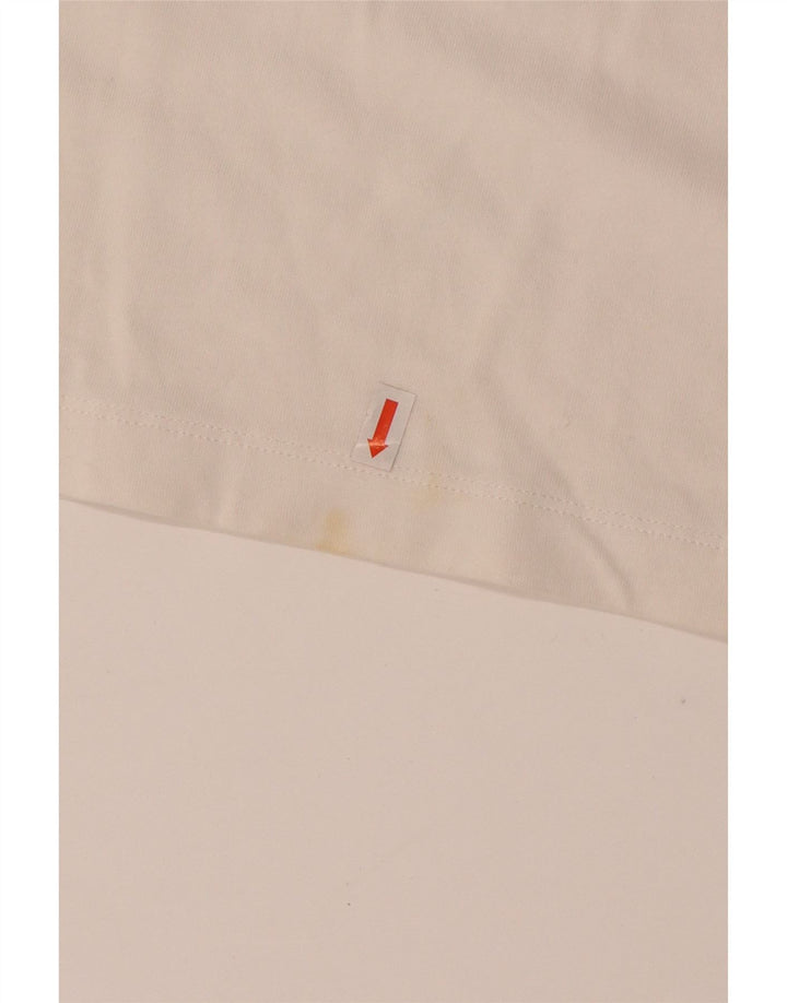 Chłopięcy T-shirt z grafiką NIKE, 13-14 lat, XL, biała, bawełniana