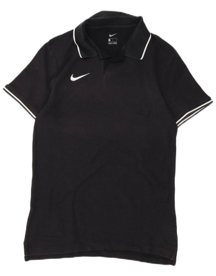 Męska koszulka polo Nike, bawełniana, w średnie czarne paski