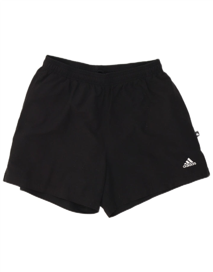 Męskie spodenki sportowe Adidas, duże, czarne, poliestrowe
