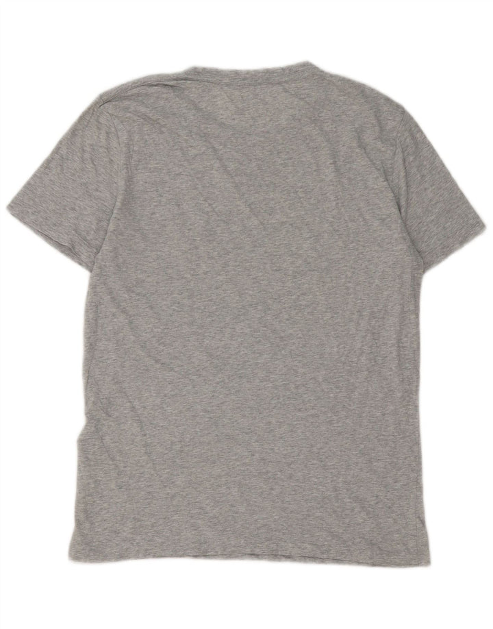 T-shirt męski All Saints, średnioszary, bawełniany w plamki