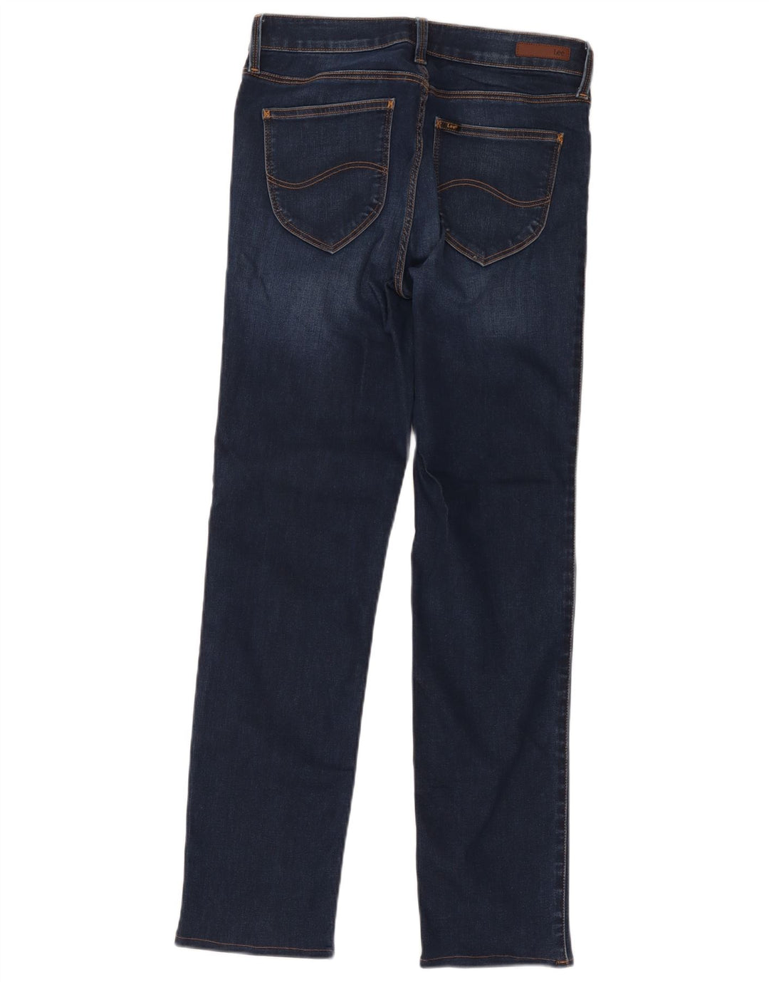Damskie jeansy Lee Marion Straight W31 L31 Niebieskie bawełniane