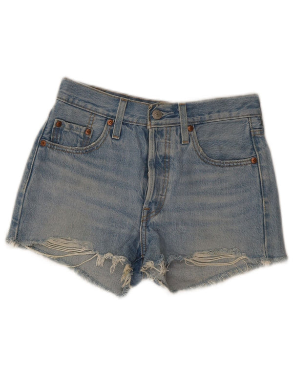 Levi's Womens 501 Denim Shorts W24 XS Blue