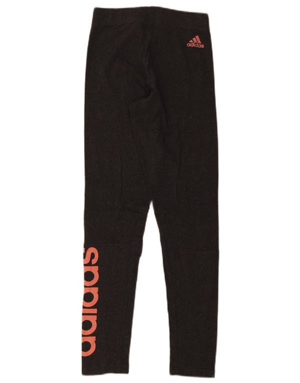 Damskie legginsy Adidas Graphic UK 4 XS szare