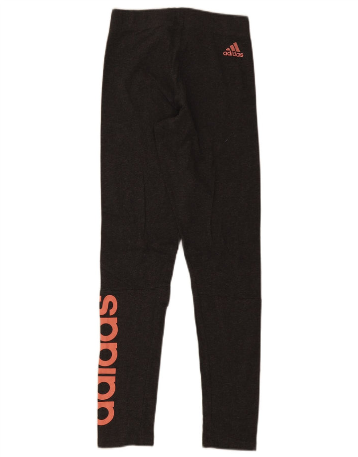 Damskie legginsy Adidas Graphic UK 4 XS szare