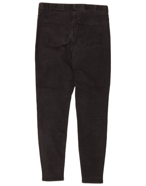 Marks & Spencer Damskie jeansy Jegging UK 14 Large W32 L29 Czarna bawełna