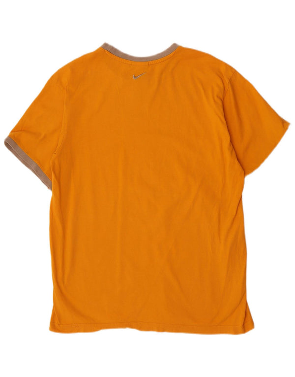 Chłopięcy T-shirt z grafiką Nike, 13-14 lat, XL, pomarańczowy, bawełniany