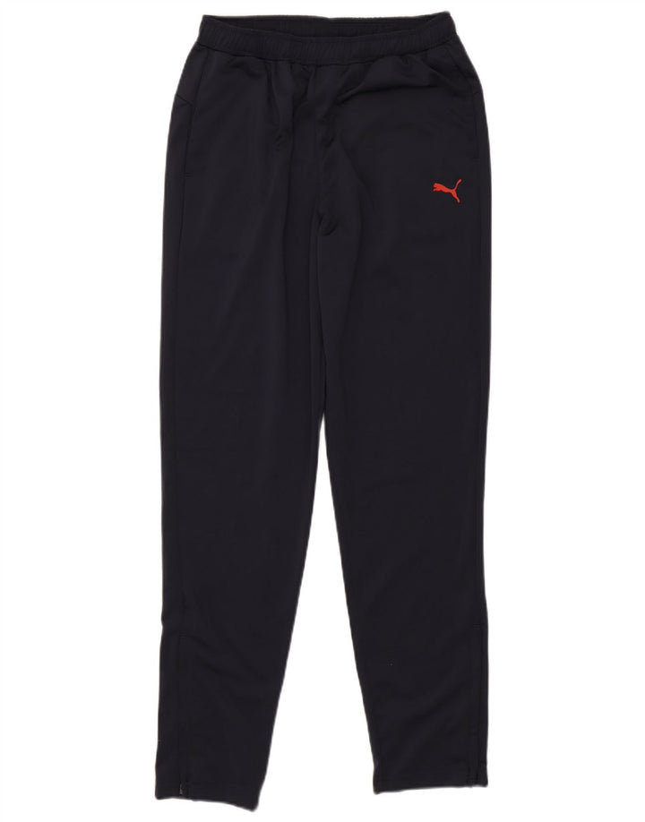 PUMA Boys Tracksuit Trousers 15-16 Years  Navy Blue Polyester