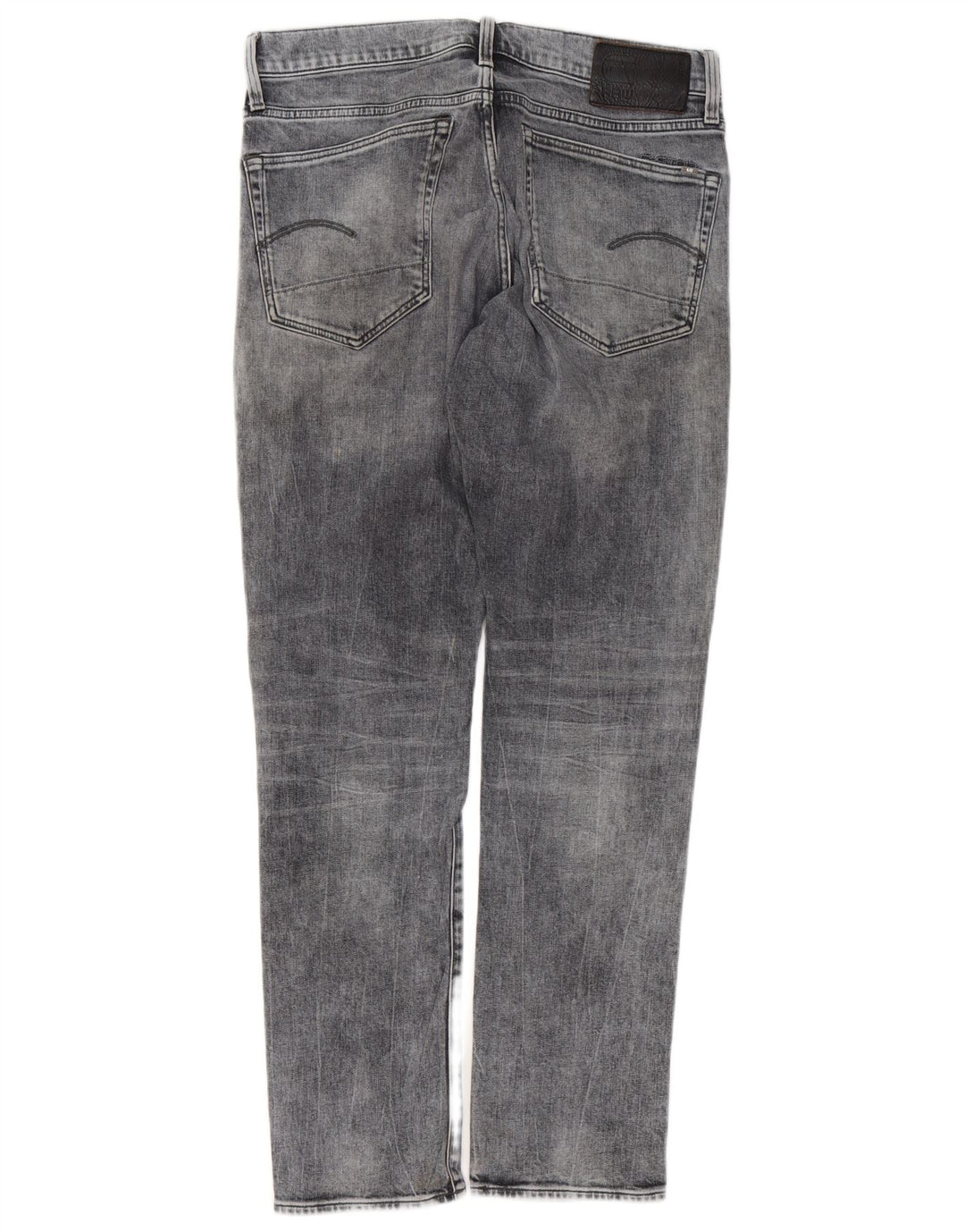 G-STAR Męskie dżinsy 3301 Regularne zwężane W33 L32 Szara bawełna