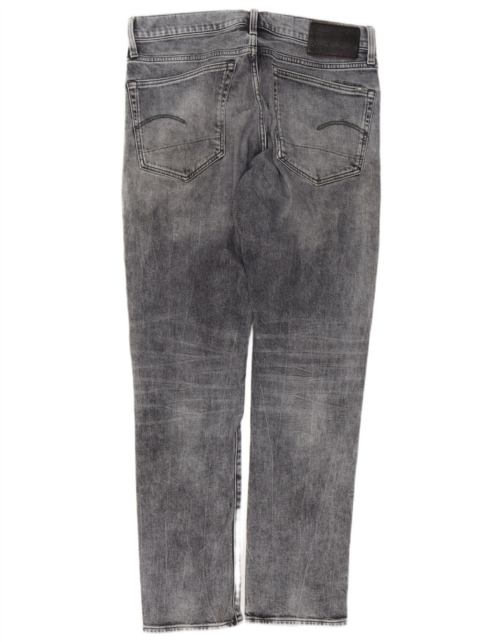 G-STAR Męskie dżinsy 3301 Regularne zwężane W33 L32 Szara bawełna