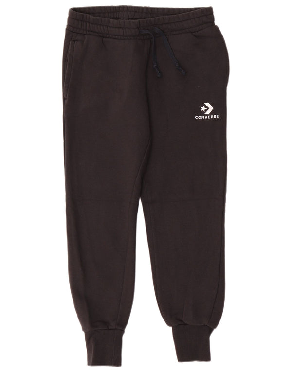 Damskie spodnie dresowe Converse Joggers UK 6 XS, czarne, bawełniane