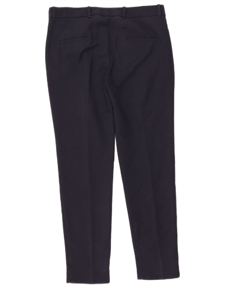 Spodnie damskie Zara Slim Suit, duże W33 L30, granatowe