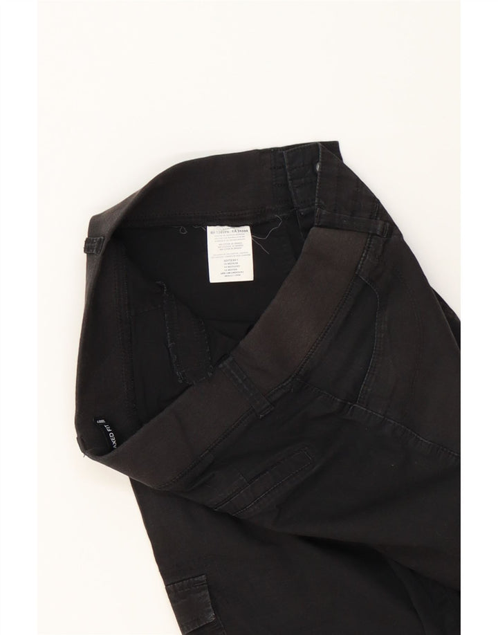 LEE Womens Cargo Capri Trousers US 10 Large W32 L21 Black Cotton Vintage Lee and Second-Hand Lee from Messina Hembry 