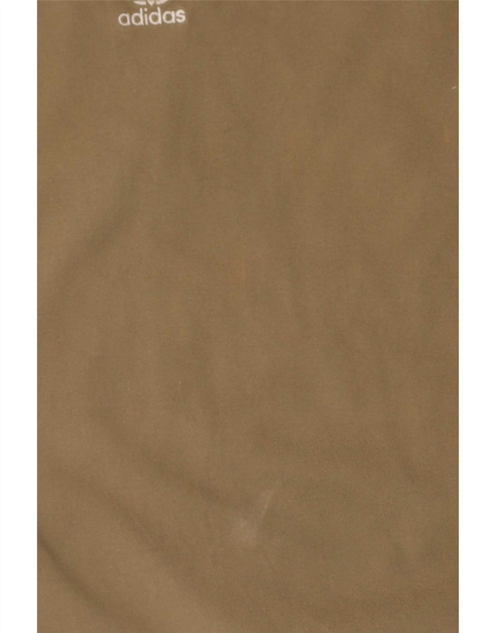 Damska koszulka Adidas Top UK 14 Medium Khaki Cotton