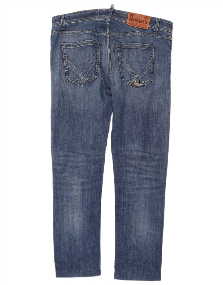 Męskie jeansy slim Roy Rogers W36 L29 Niebieskie bawełniane