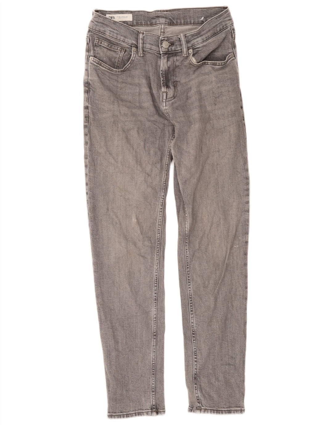 Męskie jeansy slim fit Zara EU 38 Small W30 L29 Szara bawełna