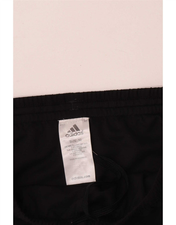 Damskie spodenki sportowe Adidas UK 10, małe, czarne, poliestrowe