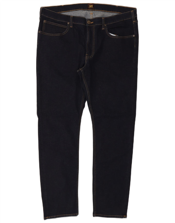 Lee Męskie Luke Slim Jeans W40 L32 Granatowa bawełna