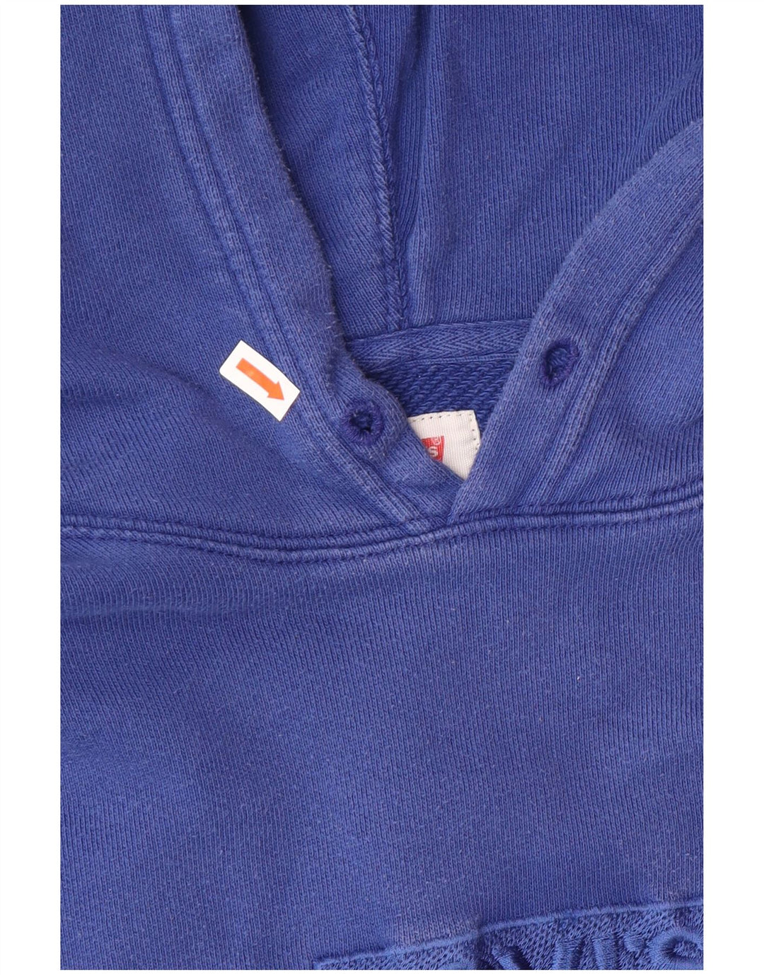 Męski sweter z kapturem i grafiką Levi's, średnioniebieski, bawełniany